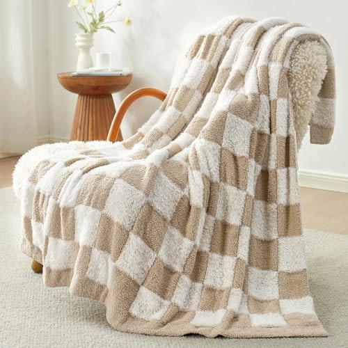 Snuggle Sac 50x60-inch Checkered Faux Fur Throw Blanket: $22.94 Snuggle Sac 50x60-inch Checkered Faux Fur Throw Blanket: $22.94