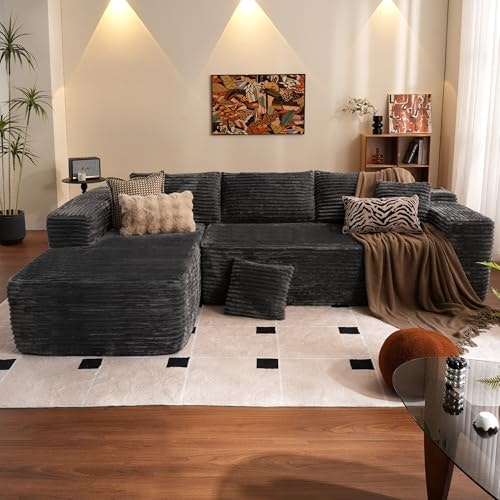 Ovios 104-Inch Modular L-Shape Sectional Sofa: $424.13 Ovios 104-Inch Modular L-Shape Sectional Sofa: $424.13