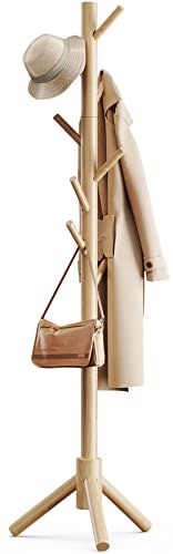 Pipishell 8-Hook Wooden Coat Rack: $20.99 Pipishell 8-Hook Wooden Coat Rack: $20.99