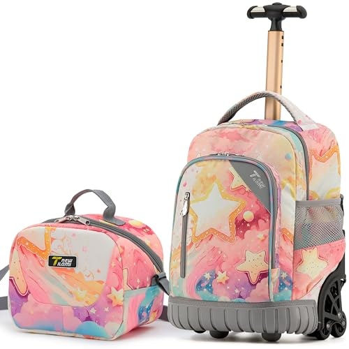 Tilami 16-Inch Rolling Backpack with Lunch Bag: $67.99