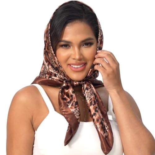 GKJU 35-Inch Leopard Print Satin Hair Scarf: $5.51 GKJU 35-Inch Leopard Print Satin Hair Scarf: $5.51