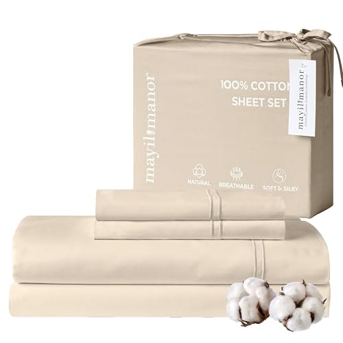 California King 500 Thread Count Cotton Sateen Sheet Set 4-Piece: $45.04 California King 500 Thread Count Cotton Sateen Sheet Set 4-Piece: $45.04