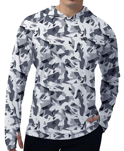 Weligu Men's UPF 50+ Sun Protection Hoodie: $19.98