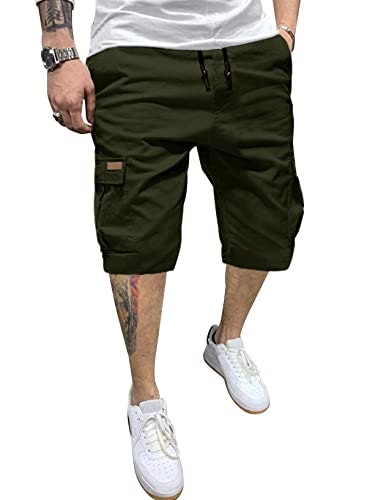 JMIERR Men's Cotton Stretch Chino Cargo Shorts: $26.99