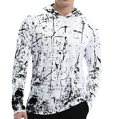 Weligu Men's UPF 50+ Sun Protection Fishing Hoodie: $19.98 Weligu Men's UPF 50+ Sun Protection Fishing Hoodie: $19.98