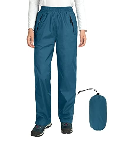 Outdoor Ventures Women's Packable Waterproof Rain Pants: $33.98