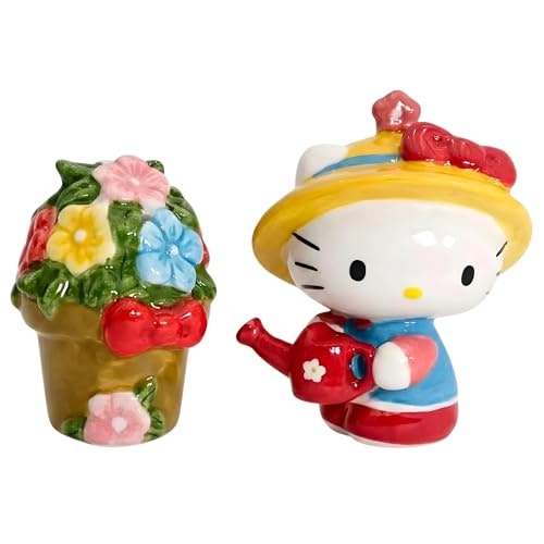 Blue Sky Clayworks Hello Kitty Garden Salt & Pepper Shaker Set: $21.95 Blue Sky Clayworks Hello Kitty Garden Salt & Pepper Shaker Set: $21.95