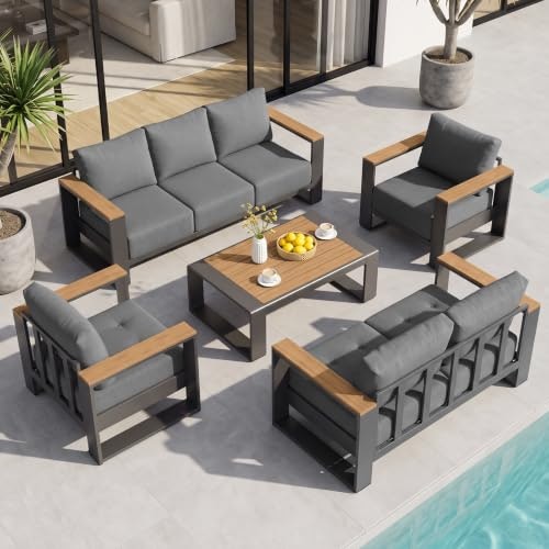 ComfCove 5-Piece Aluminum Patio Furniture Set: $1,499.98