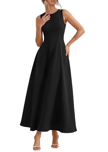 Prettygarden Women's Sleeveless Summer Maxi Dress: $41.98