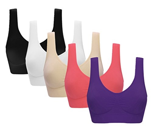 Vermilion Bird Women's Seamless Sports Bra 5-Pack: $25.32 Vermilion Bird Women's Seamless Sports Bra 5-Pack: $25.32