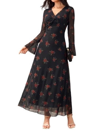 Women's Long Sleeve Mesh Maxi Dress: $50.99 Women's Long Sleeve Mesh Maxi Dress: $50.99