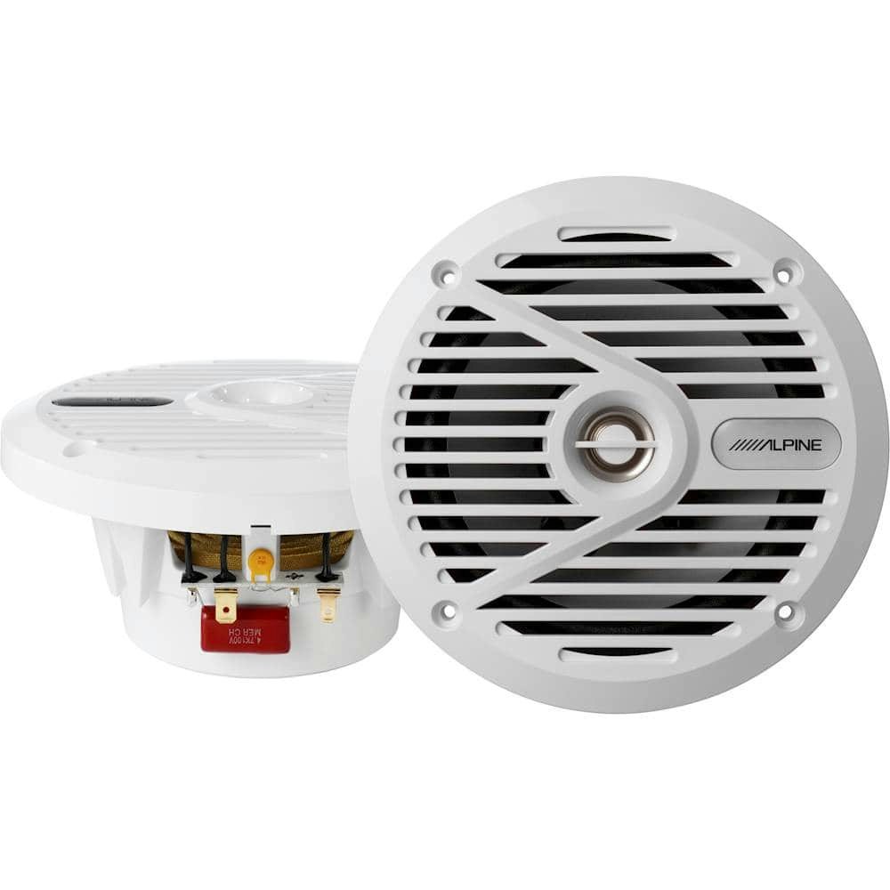 Alpine 6.5" 2-Way Marine Coaxial Speakers 2-Pack: $149.99 Alpine 6.5" 2-Way Marine Coaxial Speakers 2-Pack: $149.99