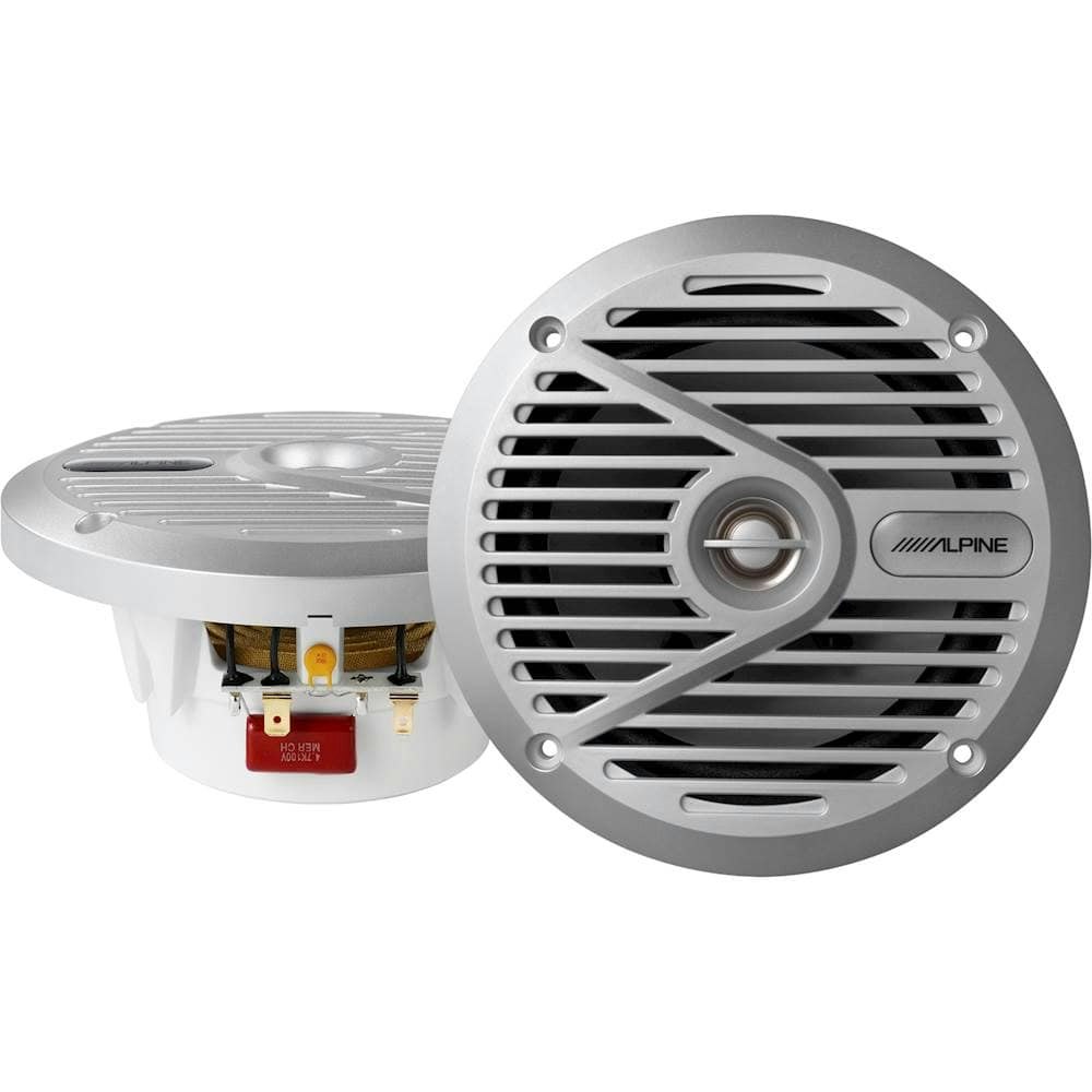 Alpine 6.5" 2-Way Marine Coaxial Speakers 2-Pack: $149.99 Alpine 6.5" 2-Way Marine Coaxial Speakers 2-Pack: $149.99