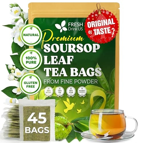 FreshDrinkUS Soursop Graviola Leaf Tea 45-Pack: $10.98 FreshDrinkUS Soursop Graviola Leaf Tea 45-Pack: $10.98