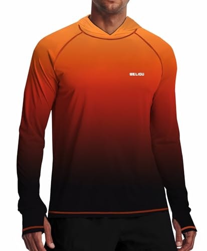 Weligue Men's UPF 50+ Sun Protection Hoodie: $19.98 Weligue Men's UPF 50+ Sun Protection Hoodie: $19.98