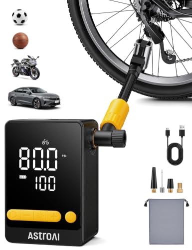 AstroAI Bicycle and Car Tire Pump: $19.97