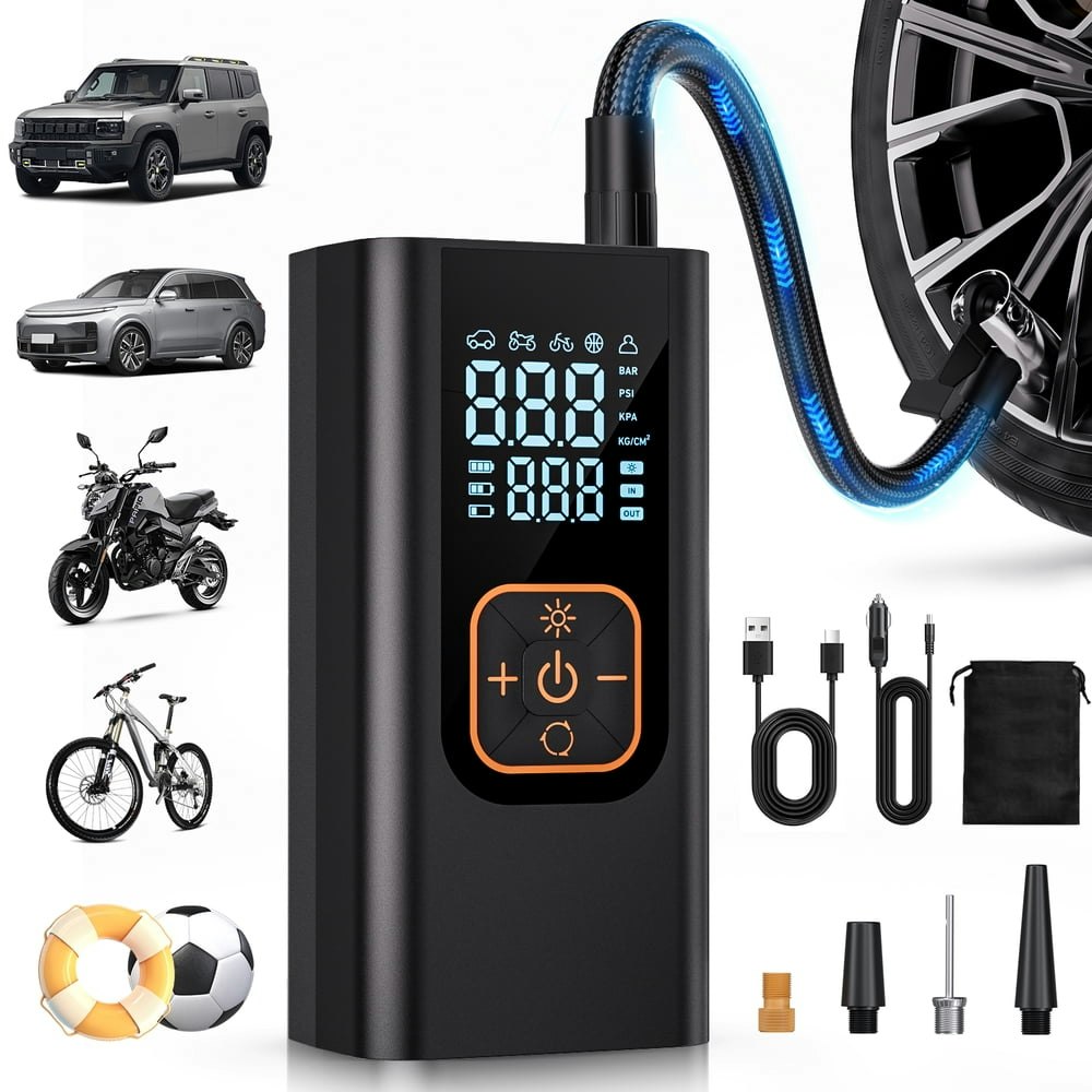 Rehottop 180-PSI Portable Cordless Tire Inflator: $22.69
