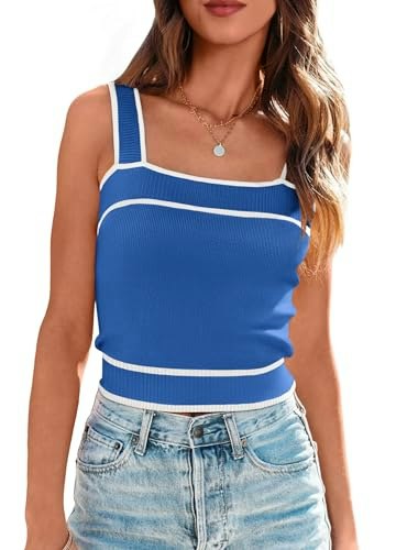 Nalanisa Women's Square Neck Knit Tank Top: $18.90 Nalanisa Women's Square Neck Knit Tank Top: $18.90