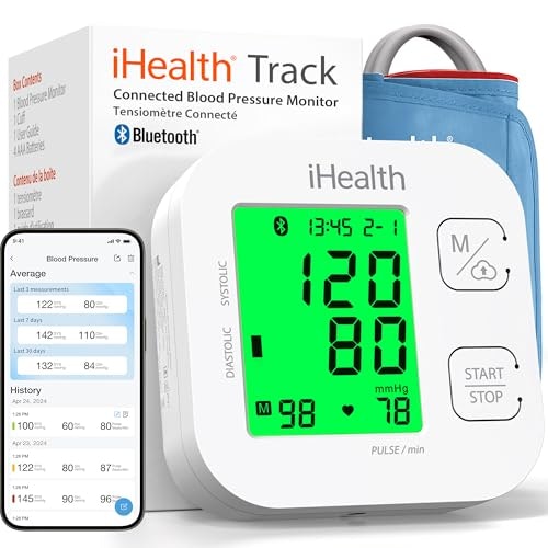 iHealth Track Smart Upper Arm Blood Pressure Monitor: $27.98 iHealth Track Smart Upper Arm Blood Pressure Monitor: $27.98