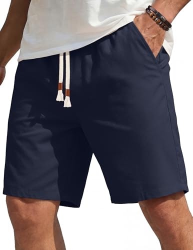 Coofandy Men's Casual Linen Cotton Drawstring Shorts: $16.98 Coofandy Men's Casual Linen Cotton Drawstring Shorts: $16.98