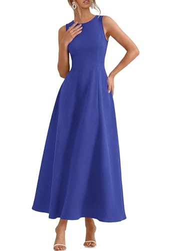 Prettygarden Women's Sleeveless Summer Maxi Dress: $43.98