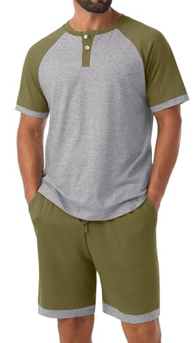 Men's Henley Pajama Set: $9.99 Men's Henley Pajama Set: $9.99