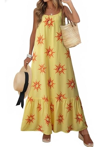 Dokotoo Women's U-Neck Spaghetti Strap Maxi Summer Dress: $23.87 Dokotoo Women's U-Neck Spaghetti Strap Maxi Summer Dress: $23.87