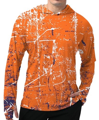 Weligu Men's UPF 50+ Sun Protection Hoodie: $11.86 Weligu Men's UPF 50+ Sun Protection Hoodie: $11.86