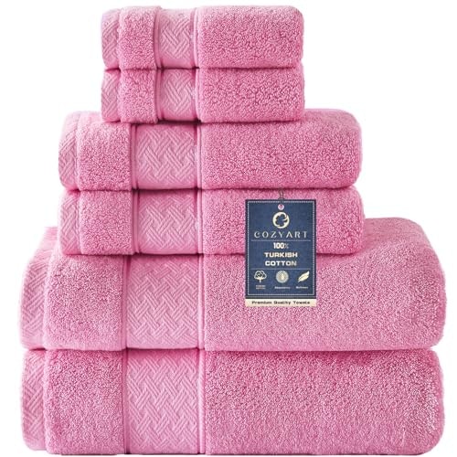 Cozyart 6-Piece Turkish Cotton Bath Towel Set: $36.54 Cozyart 6-Piece Turkish Cotton Bath Towel Set: $36.54