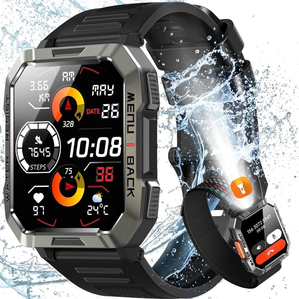 Blackview 2.01-inch Military Smartwatch: $31.34