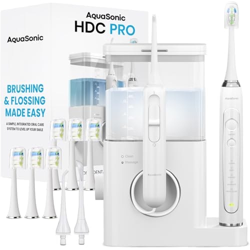 AquaSonic Home Dental Center PRO Power Toothbrush and Water Flosser: $67.95 AquaSonic Home Dental Center PRO Power Toothbrush and Water Flosser: $67.95