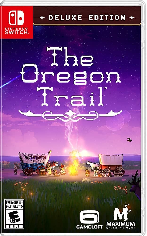 The Oregon Trail Deluxe Edition for Nintendo Switch: $39.99 The Oregon Trail Deluxe Edition for Nintendo Switch: $39.99