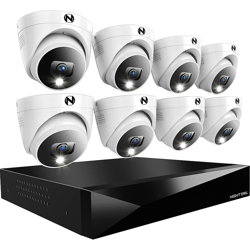 Night Owl 12-Channel 8-Camera 2K 2TB DVR Security System: $449.99 Night Owl 12-Channel 8-Camera 2K 2TB DVR Security System: $449.99