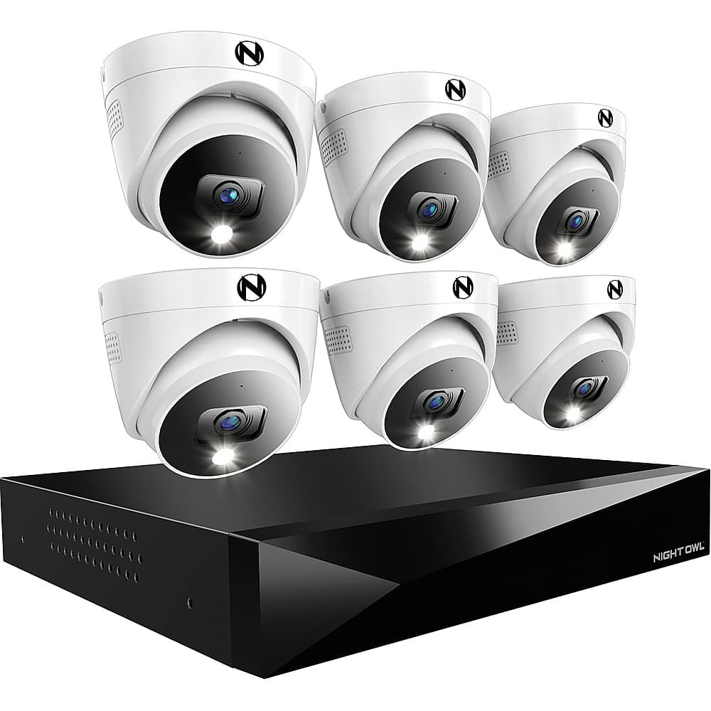 Night Owl 12-Channel 6-Camera 2K 2TB Wired DVR Security System: $409.99 Night Owl 12-Channel 6-Camera 2K 2TB Wired DVR Security System: $409.99