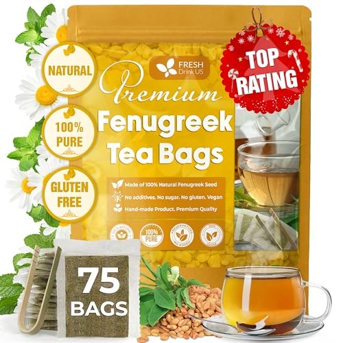 FreshDrinkUS Fenugreek Tea 75-Count: $11.98 FreshDrinkUS Fenugreek Tea 75-Count: $11.98