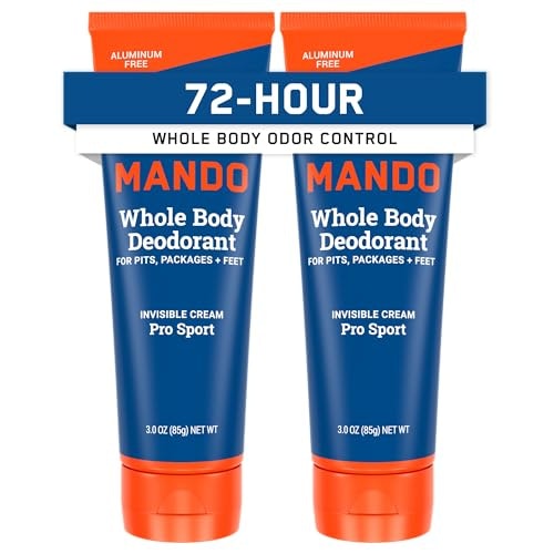 Mando Men's Pro Sport Whole Body Deodorant Cream 3-oz. 2-Pack: $29.74