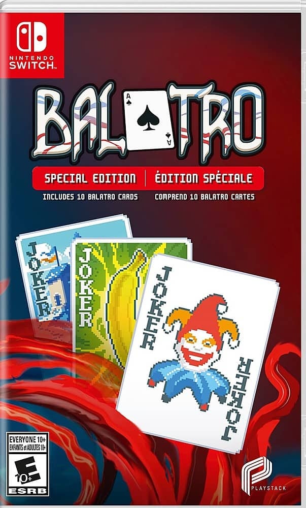 Balatro Special Edition Nintendo Switch: $19.99 Balatro Special Edition Nintendo Switch: $19.99