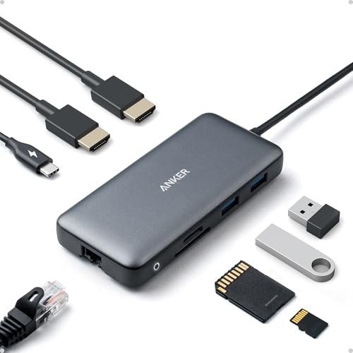 Anker 8-in-1 USB C Dual Monitor Docking Station: $39.99 Anker 8-in-1 USB C Dual Monitor Docking Station: $39.99