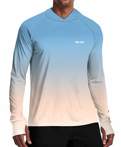 Weligu Men's UPF 50+ Sun Protection Hoodie: $22.94