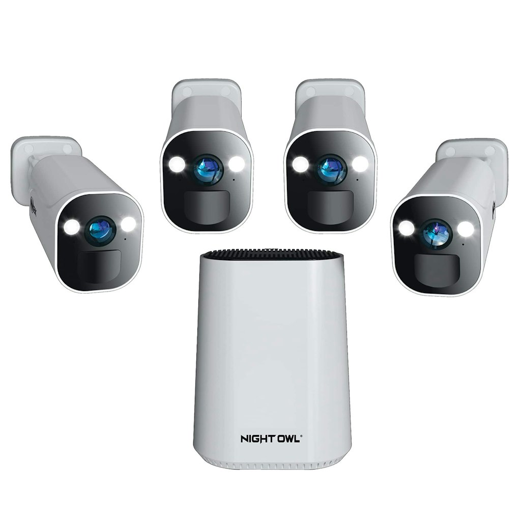 Night Owl 8-Channel 4-Camera 2K Wire-Free Security System: $359.99 Night Owl 8-Channel 4-Camera 2K Wire-Free Security System: $359.99