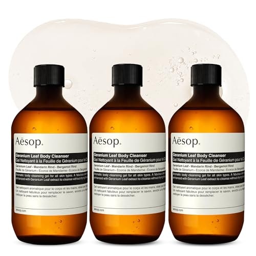 Aesop Geranium Leaf Body Cleanser Refill 3-Pack: $116.99