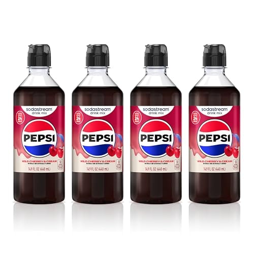 Sodastream Pepsi Wild Cherry & Cream Soda Syrup 4-Pack: $22.41 Sodastream Pepsi Wild Cherry & Cream Soda Syrup 4-Pack: $22.41