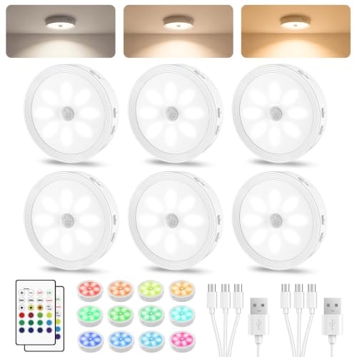 Rechargeable Motion Sensor Puck Lights 6-Pack: $26.98 Rechargeable Motion Sensor Puck Lights 6-Pack: $26.98