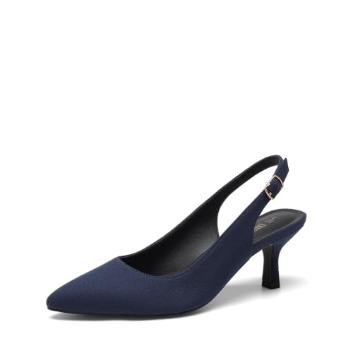 Dream Pairs Women's 2-inch Kitten Slingback Pumps: $30.59 Dream Pairs Women's 2-inch Kitten Slingback Pumps: $30.59