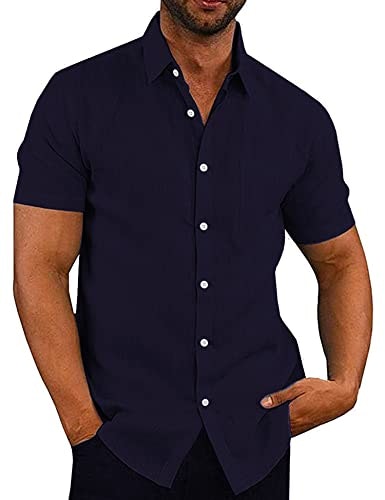 Coofandy Men's Short Sleeve Textured Button Down Shirt: $19.99 Coofandy Men's Short Sleeve Textured Button Down Shirt: $19.99