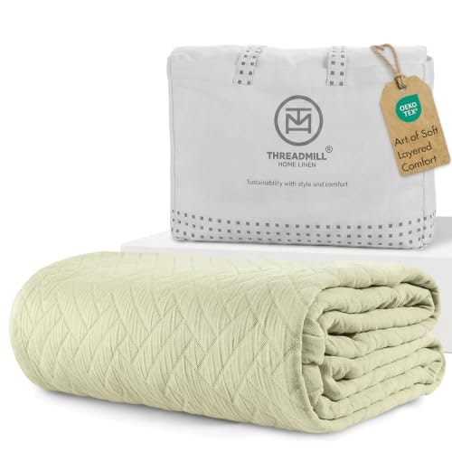 Threadmill Luxury 104x92-inch King Size Cotton Blanket: $59.49 Threadmill Luxury 104x92-inch King Size Cotton Blanket: $59.49