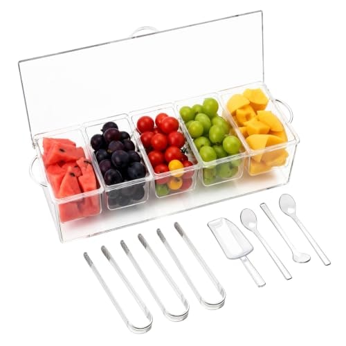 5-Grid Removable Condiment Tray with Ice Cooler: $19.99 5-Grid Removable Condiment Tray with Ice Cooler: $19.99