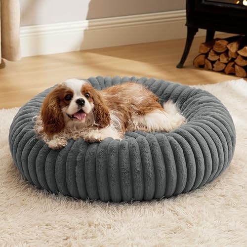 Bedsure Fleece Donut Dog Bed: $39.08