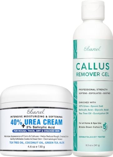 Ebanel Callus Remover Gel and 40% Urea Foot Cream Set: $21.19 Ebanel Callus Remover Gel and 40% Urea Foot Cream Set: $21.19
