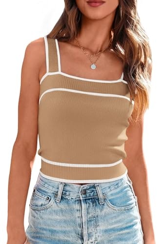 Nalanisa Women's Square Neck Knit Tank Top: $18.98 Nalanisa Women's Square Neck Knit Tank Top: $18.98